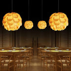 Alwynelle Ash Wood Pendant Light-Moonnatur