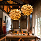 Alwynelle Ash Wood Pendant Light-Moonnatur