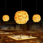 Alwynelle Ash Wood Pendant Light-Moonnatur