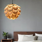 Alwynelle Ash Wood Pendant Light-Moonnatur