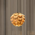 Alwynelle Ash Wood Pendant Light-Moonnatur