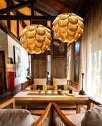 Alwynelle Ash Wood Pendant Light-Moonnatur