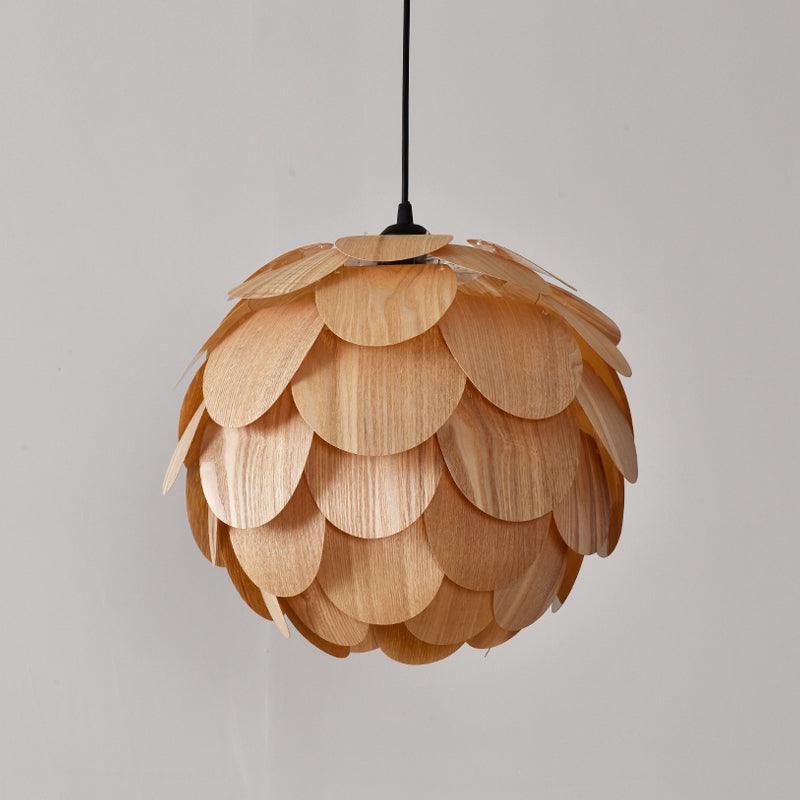 Alwynelle Ash Wood Pendant Light-Moonnatur