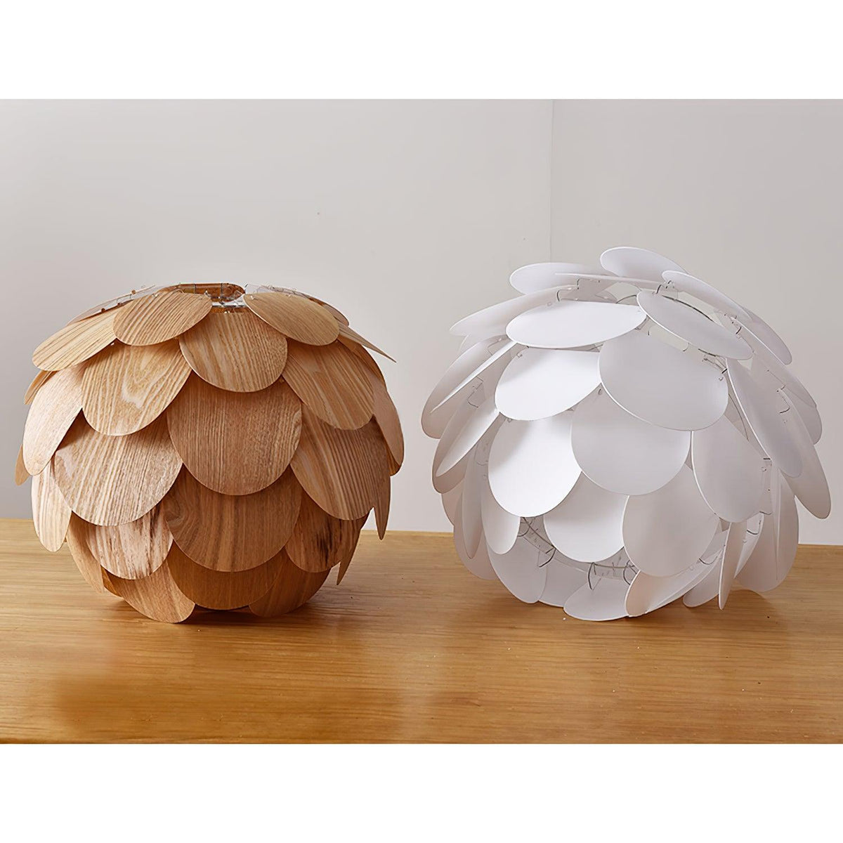 Alwynelle Ash Wood Pendant Light-Moonnatur
