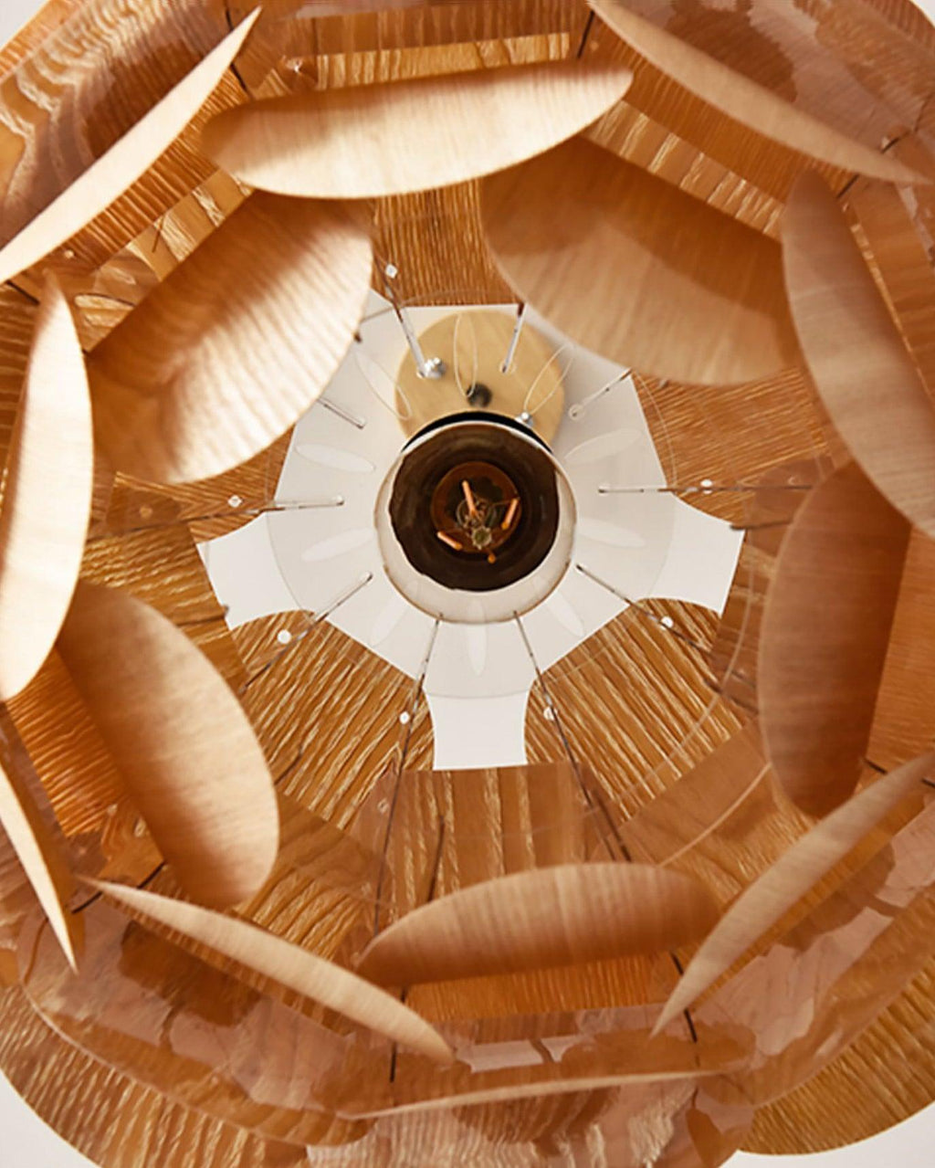 Alwynelle Ash Wood Pendant Light-Moonnatur
