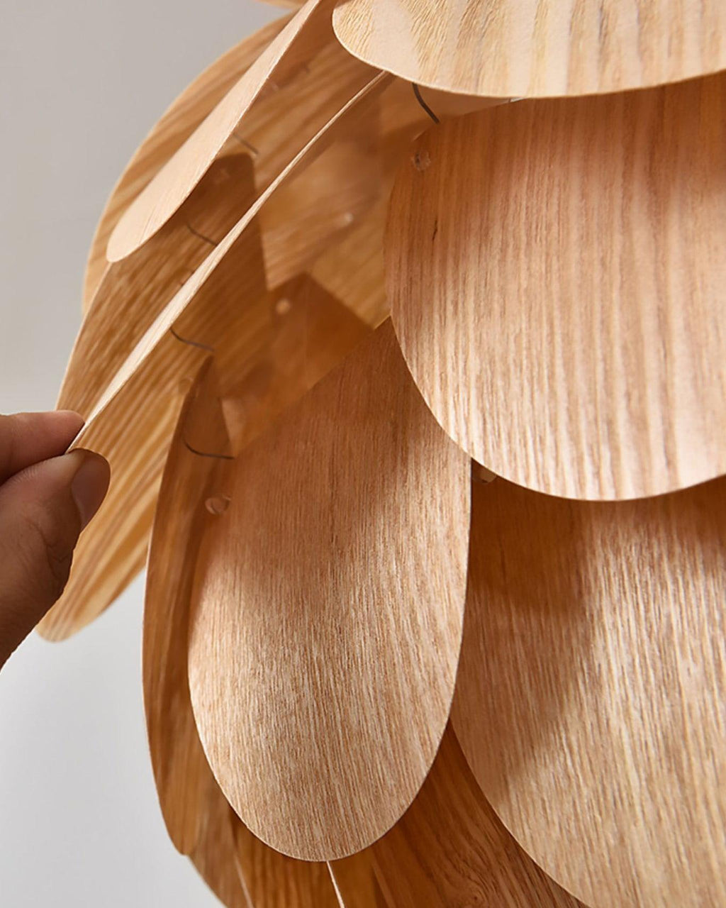 Alwynelle Ash Wood Pendant Light-Moonnatur