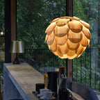 Alwynelle Ash Wood Pendant Light-Moonnatur