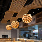Alwynelle Ash Wood Pendant Light-Moonnatur
