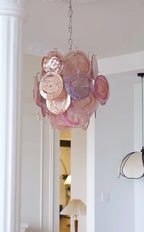 Camberwren Glass Chandelier-Moonnatur