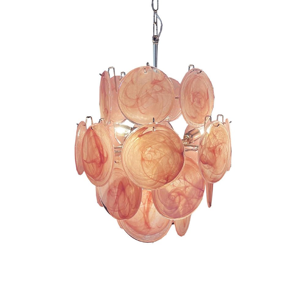 Camberwren Glass Chandelier-Moonnatur
