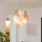 Camberwren Glass Chandelier-Moonnatur