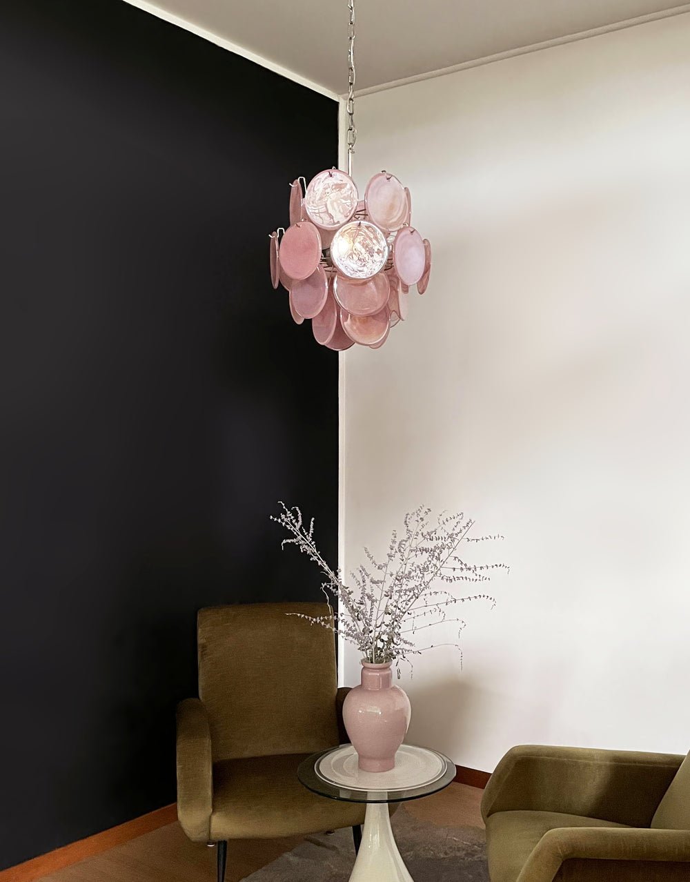 Camberwren Glass Chandelier-Moonnatur