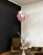 Camberwren Glass Chandelier-Moonnatur