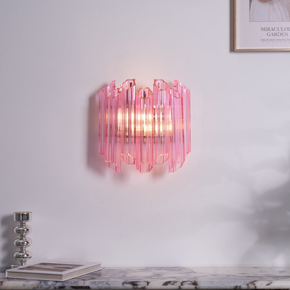 Beldenena Glass Wall Light-Moonnatur