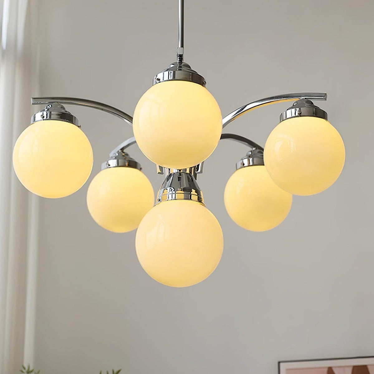 Avenera Glass Chandelier-Moonnatur