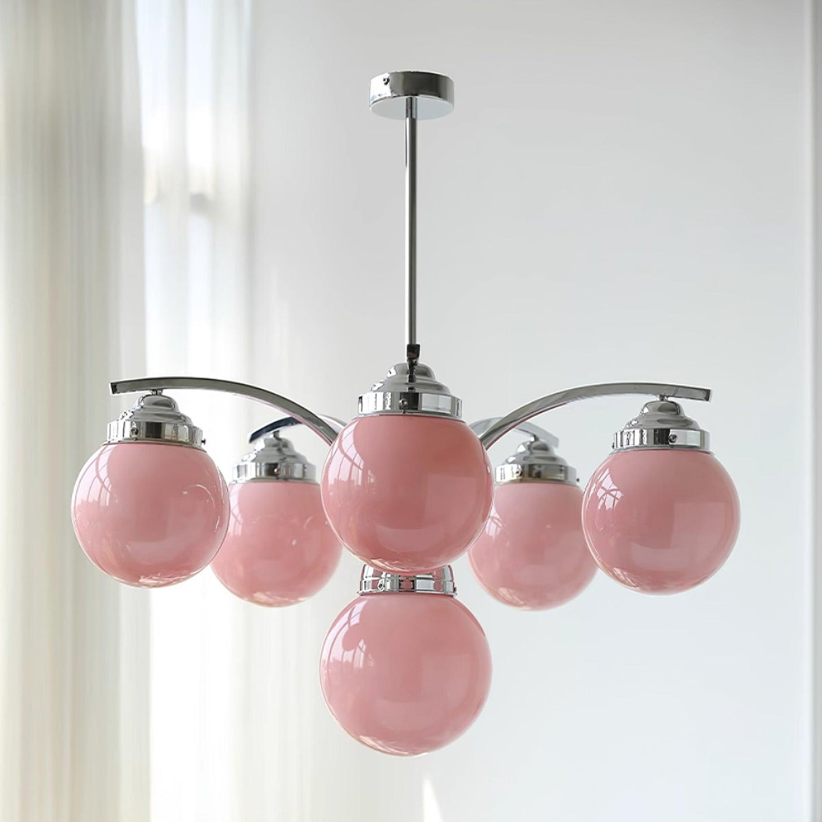 Avenera Glass Chandelier-Moonnatur