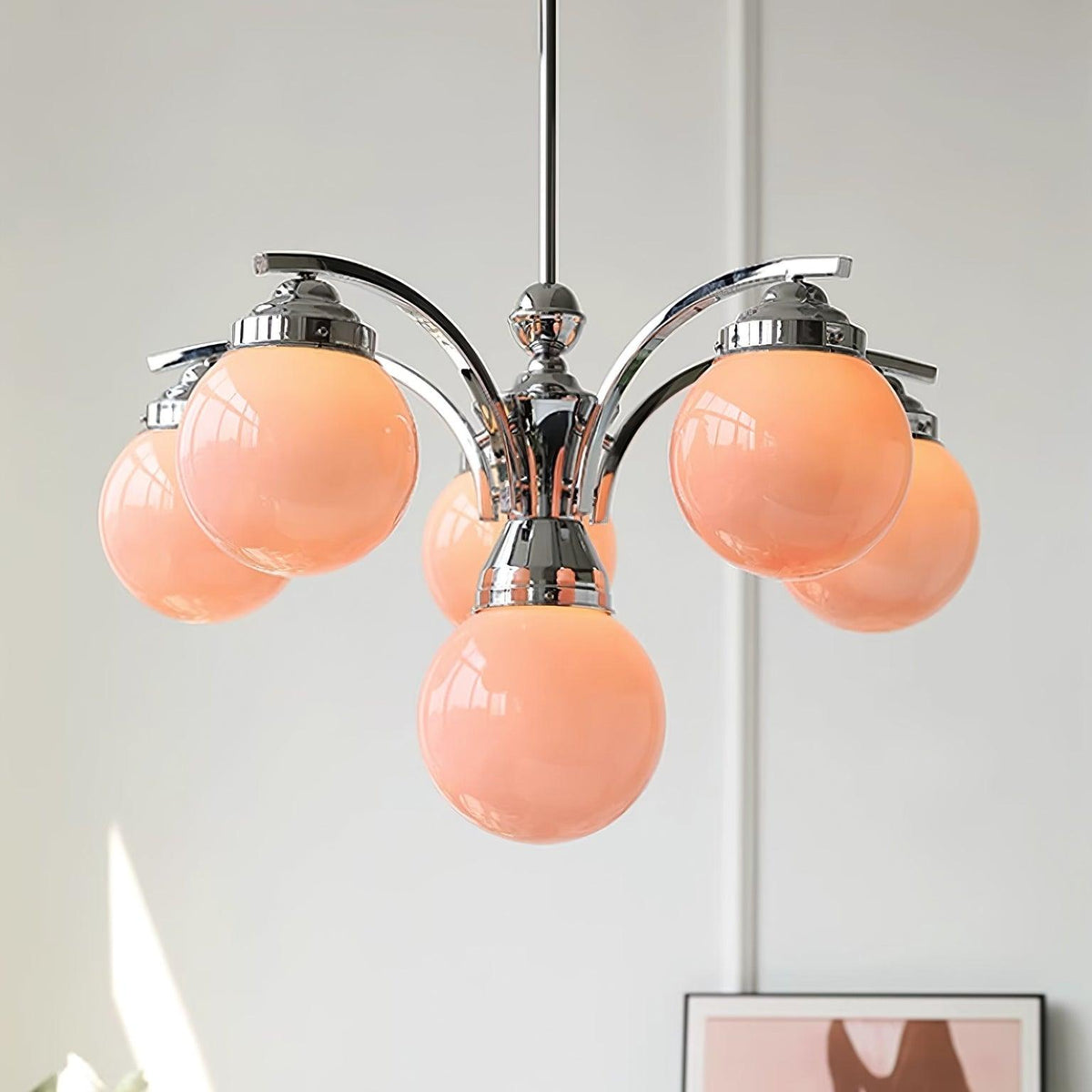 Avenera Glass Chandelier-Moonnatur