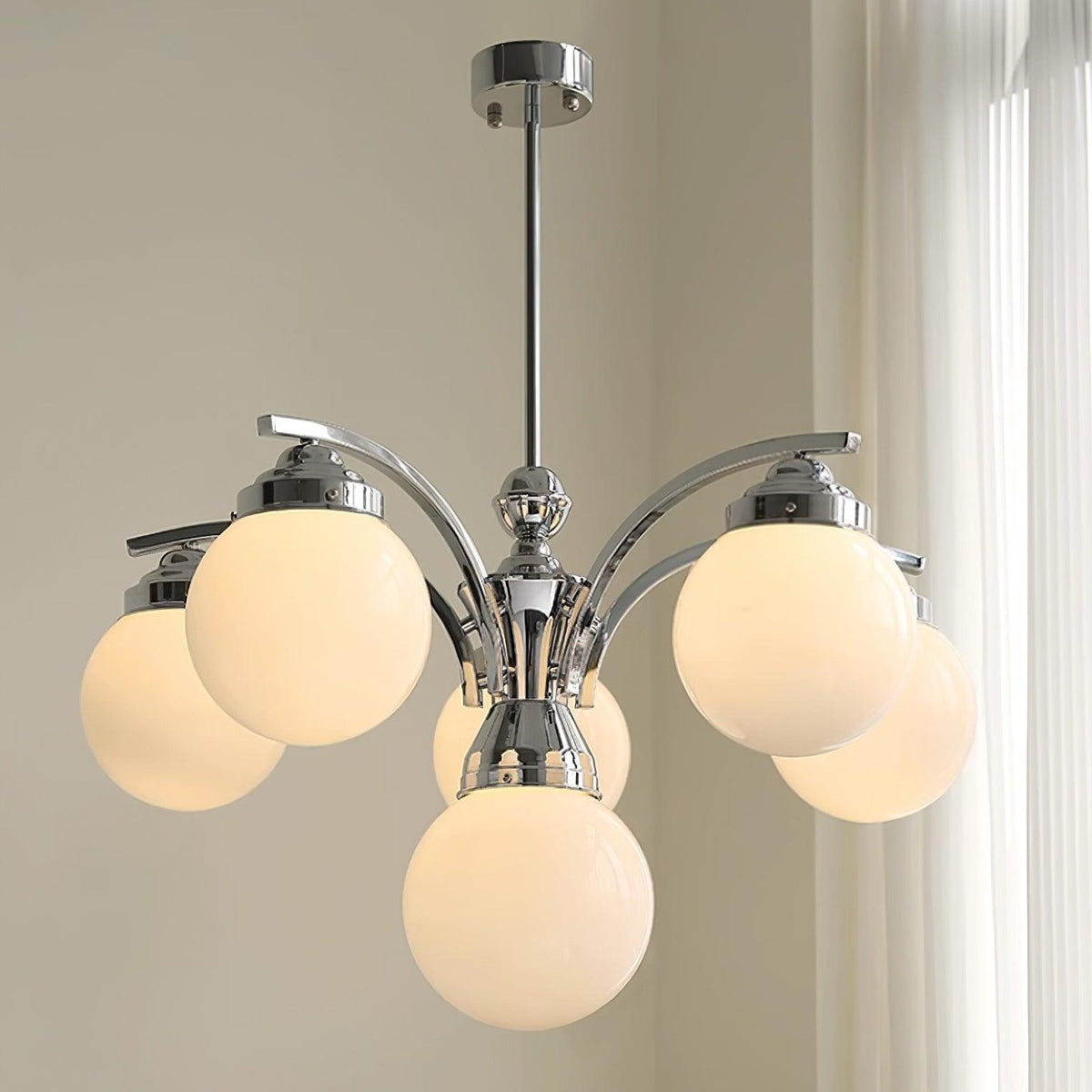 Avenera Glass Chandelier-Moonnatur