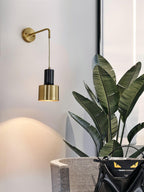 Hildenelyn Brass Wall Light-Moonnatur