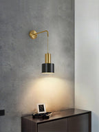 Hildenelyn Brass Wall Light-Moonnatur