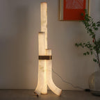 Rildenwynne Alabaster Floor Lamp-Moonnatur