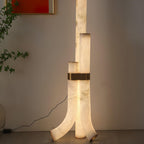 Rildenwynne Alabaster Floor Lamp-Moonnatur