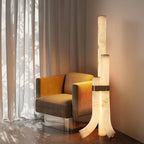 Rildenwynne Alabaster Floor Lamp-Moonnatur