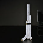 Rildenwynne Alabaster Floor Lamp-Moonnatur