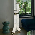 Rildenwynne Alabaster Floor Lamp-Moonnatur