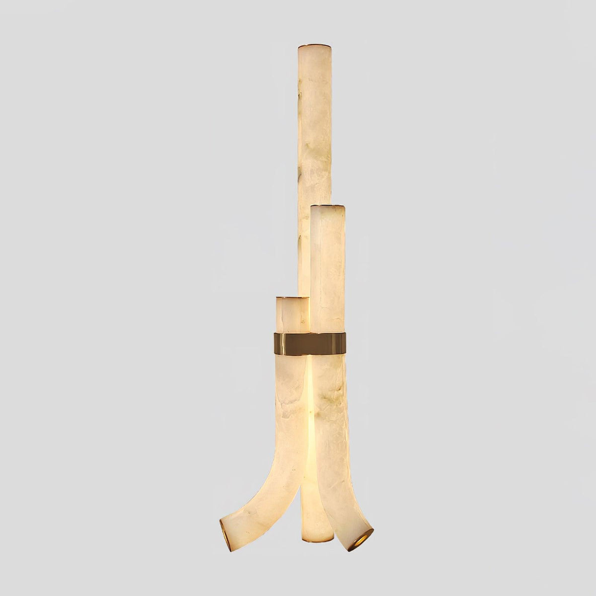 Rildenwynne Alabaster Floor Lamp-Moonnatur