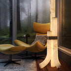 Rildenwynne Alabaster Floor Lamp-Moonnatur