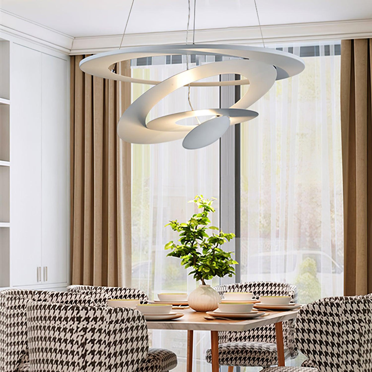 Invervale Metal Pendant Light-Moonnatur