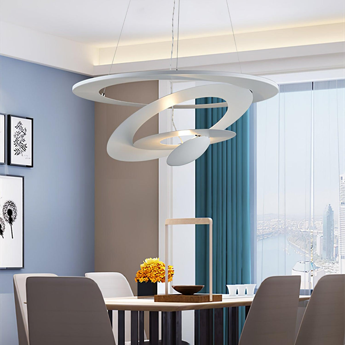 Invervale Metal Pendant Light-Moonnatur