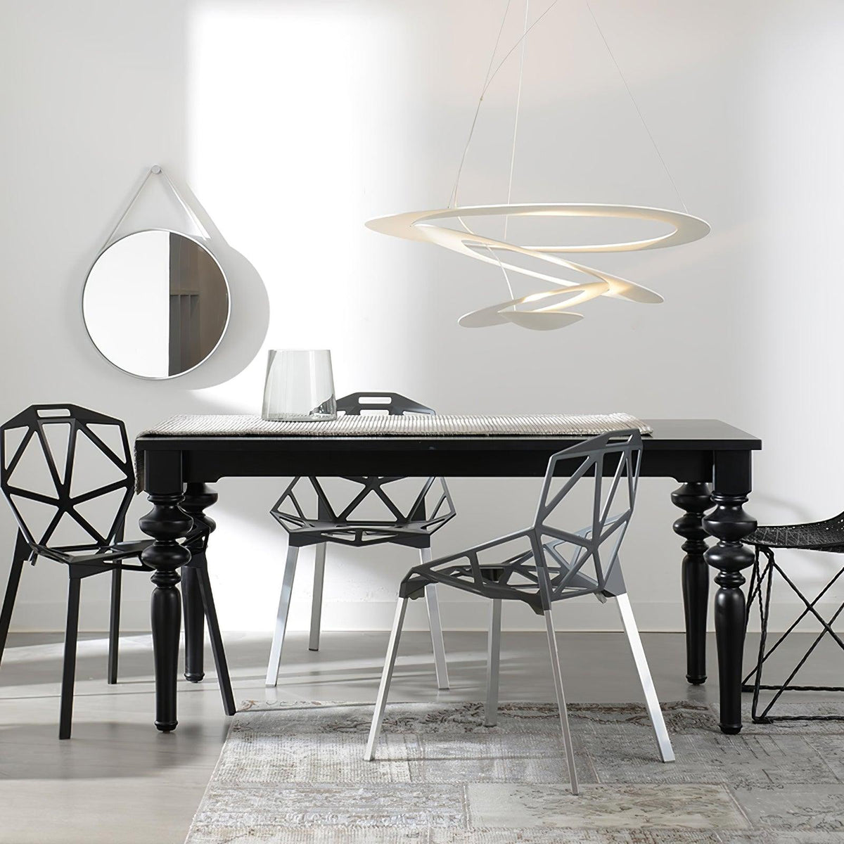 Invervale Metal Pendant Light-Moonnatur