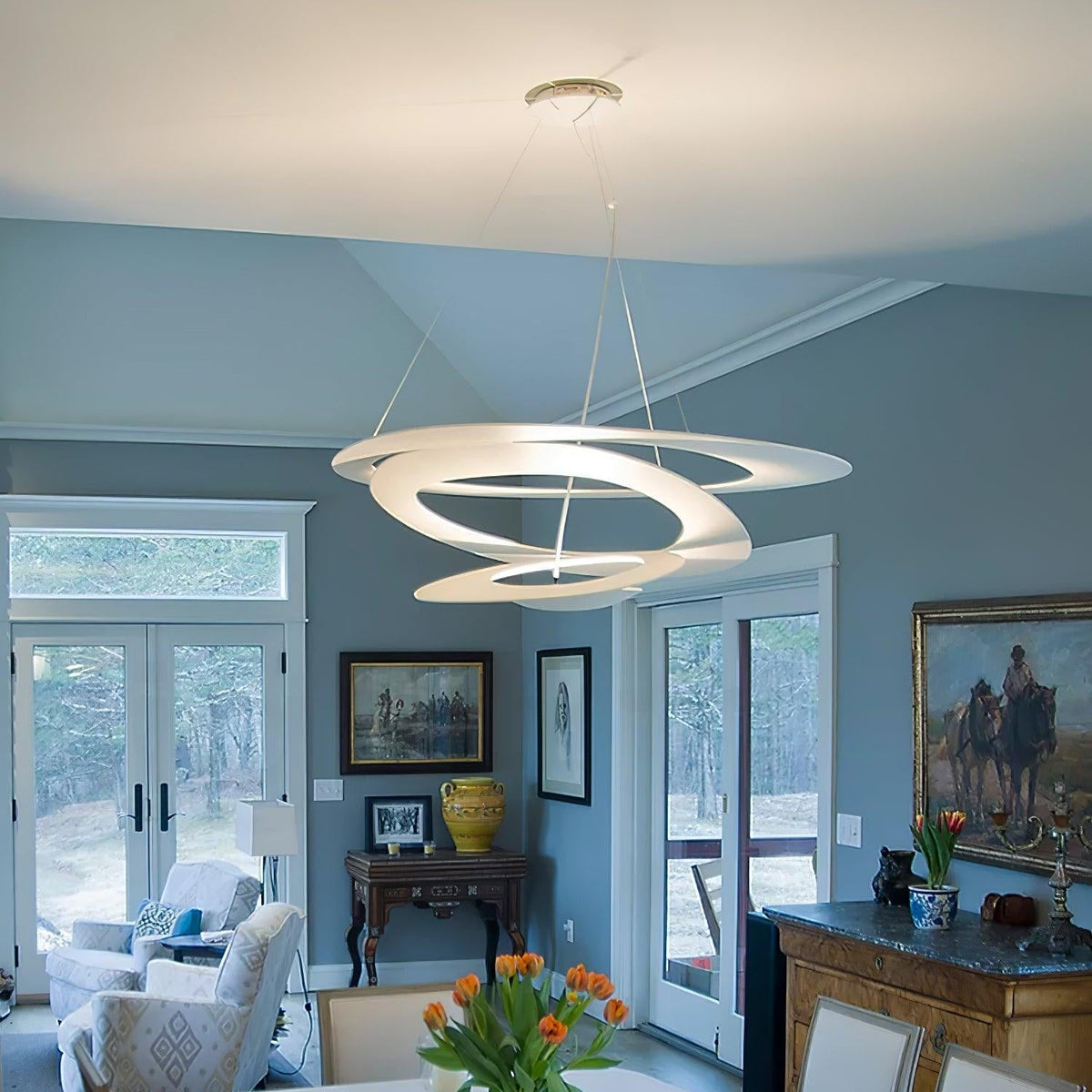 Invervale Metal Pendant Light-Moonnatur