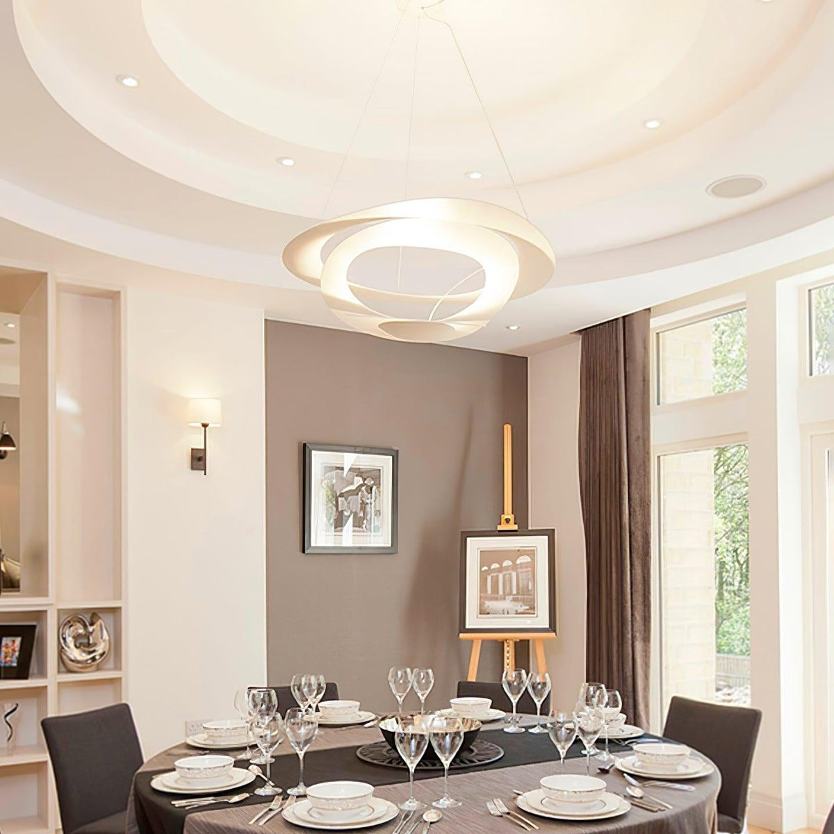 Invervale Metal Pendant Light-Moonnatur