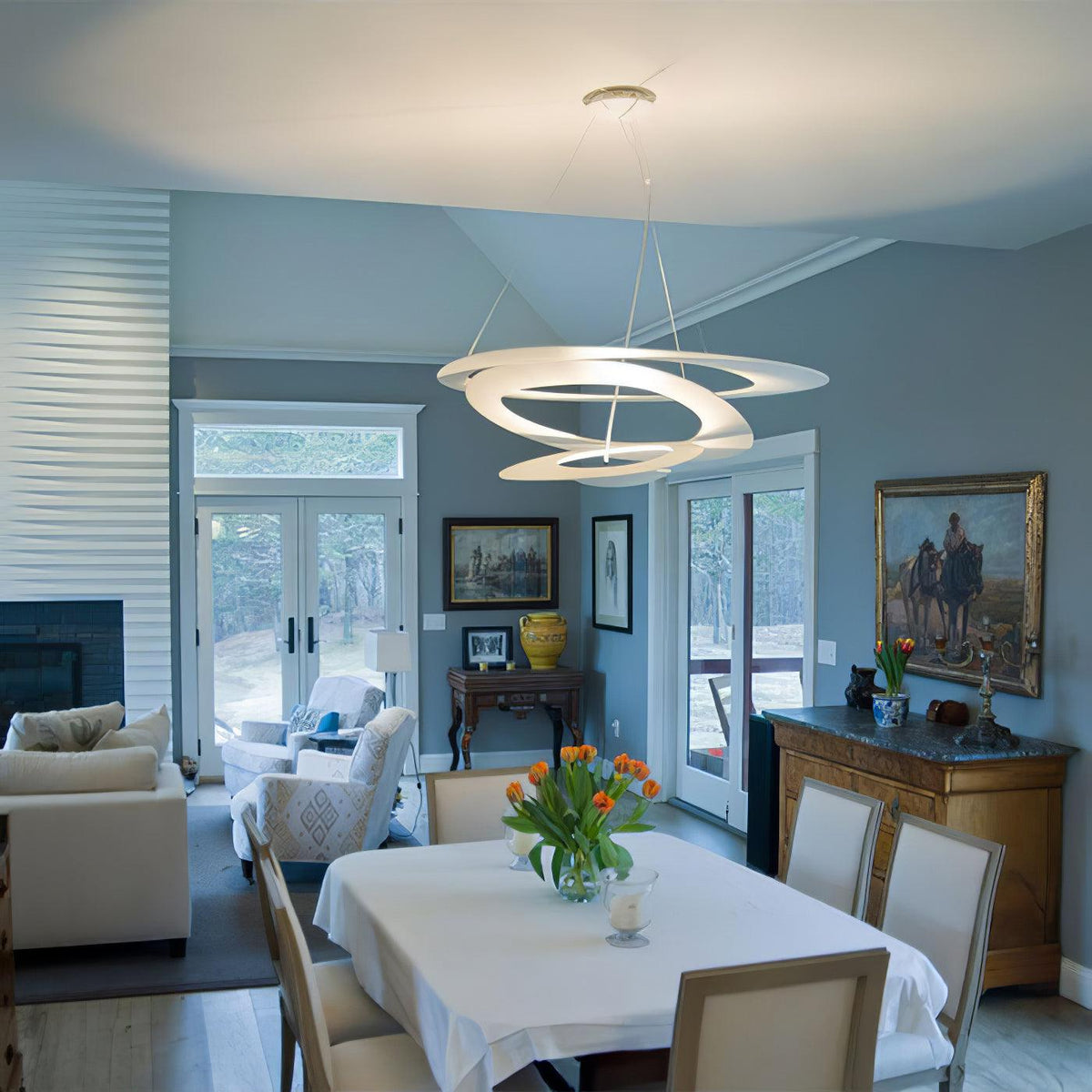 Invervale Metal Pendant Light-Moonnatur
