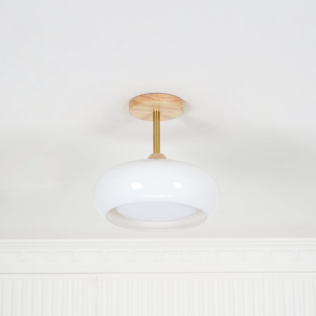 Urenena Glass Ceiling Light-Moonnatur