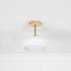 Urenena Glass Ceiling Light-Moonnatur