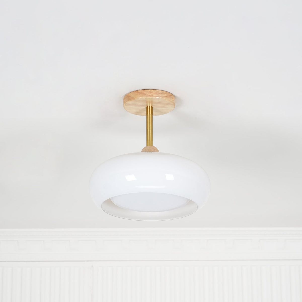 Urenena Glass Ceiling Light-Moonnatur