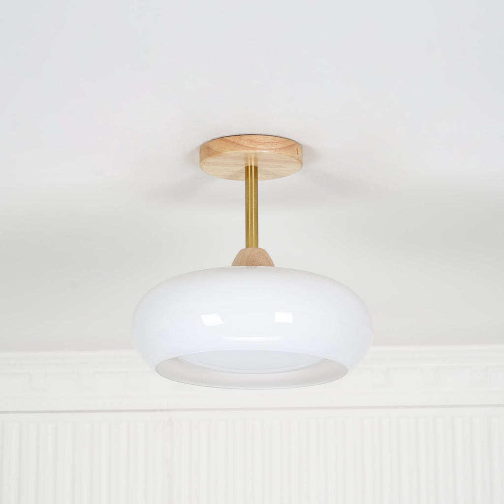 Urenena Glass Ceiling Light-Moonnatur