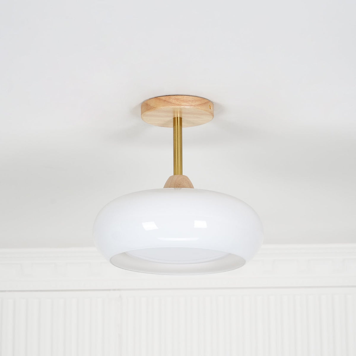 Urenena Glass Ceiling Light-Moonnatur