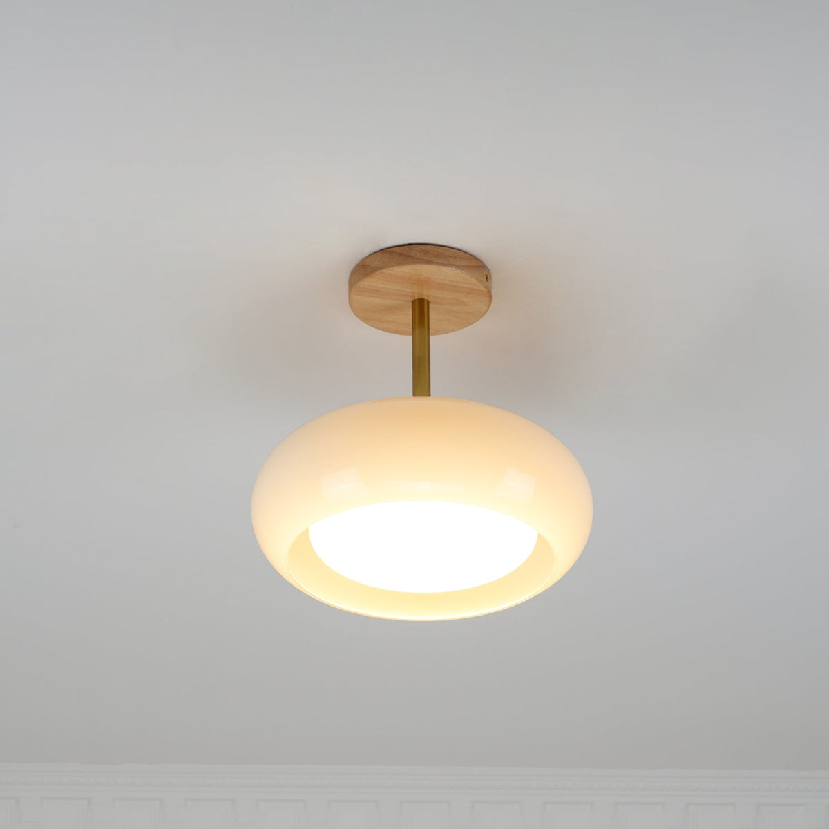 Urenena Glass Ceiling Light-Moonnatur