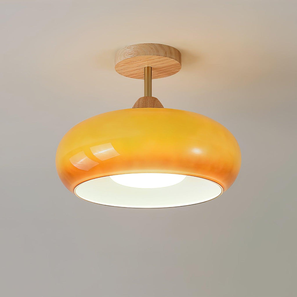 Urenena Glass Ceiling Light-Moonnatur