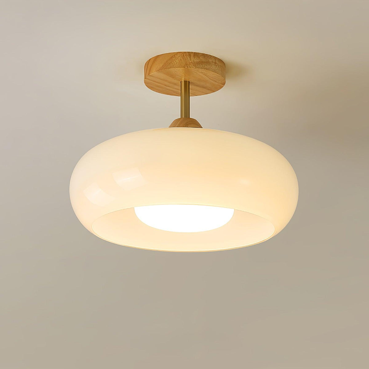 Urenena Glass Ceiling Light-Moonnatur