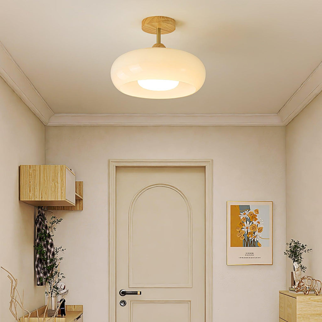 Urenena Glass Ceiling Light-Moonnatur