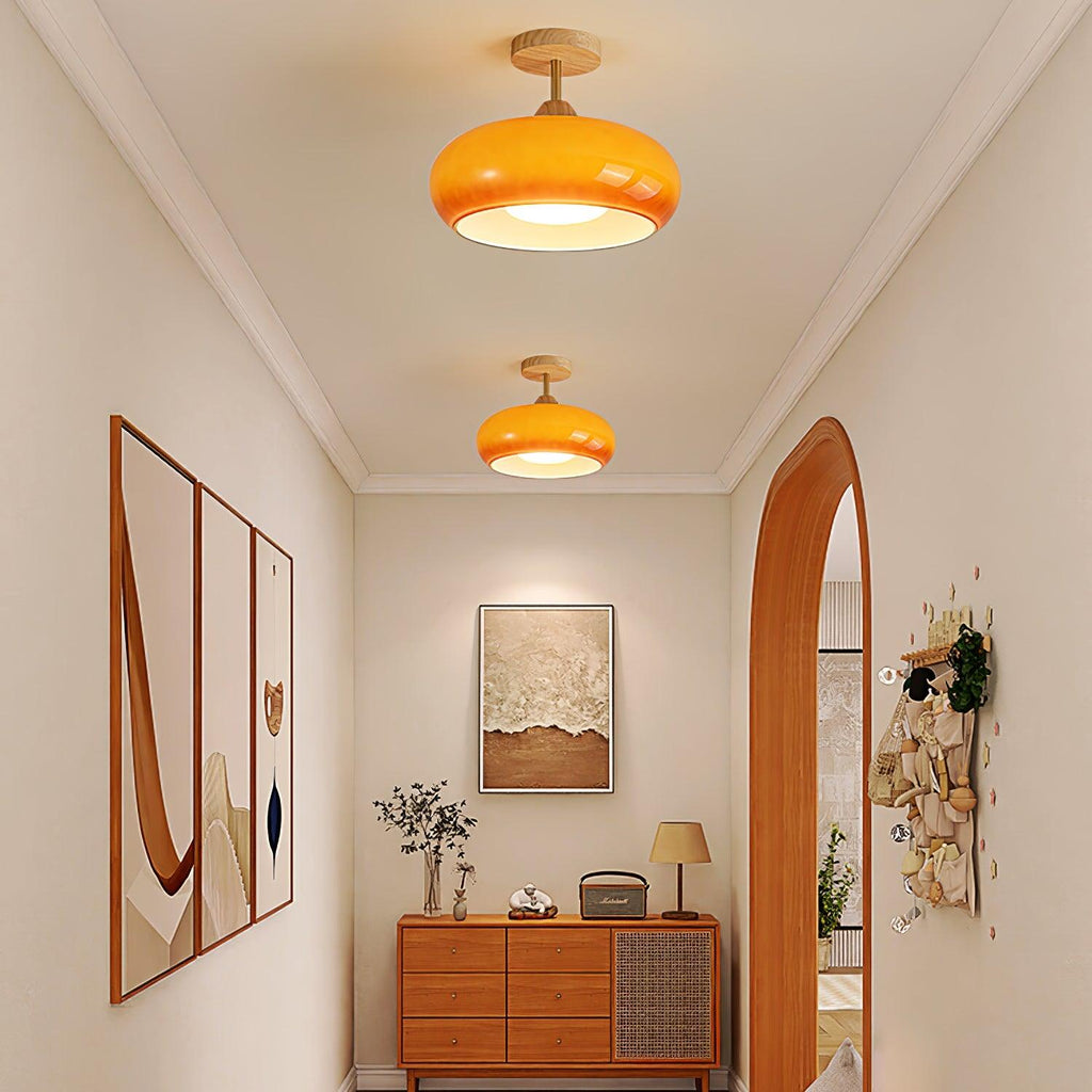 Urenena Glass Ceiling Light-Moonnatur
