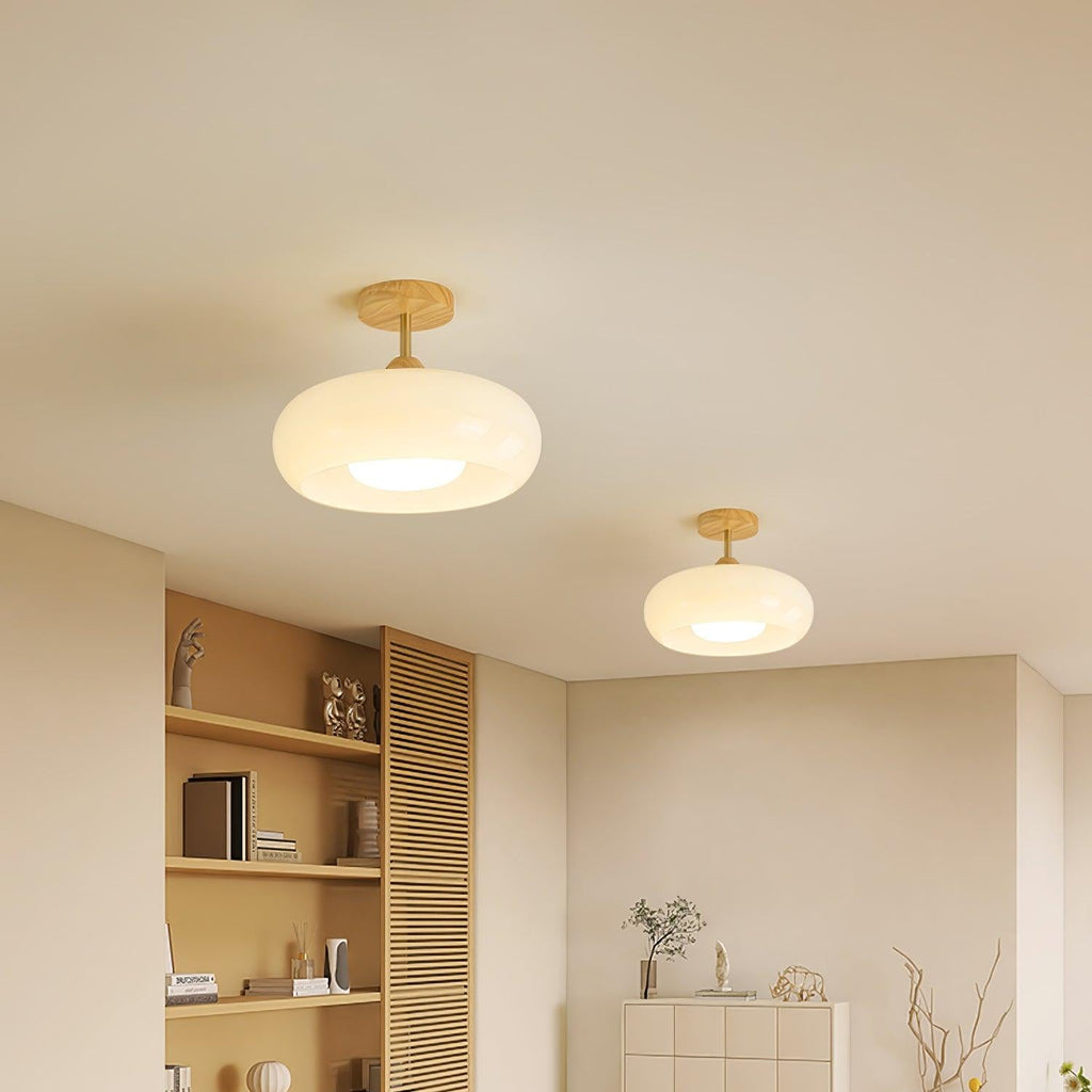 Urenena Glass Ceiling Light-Moonnatur
