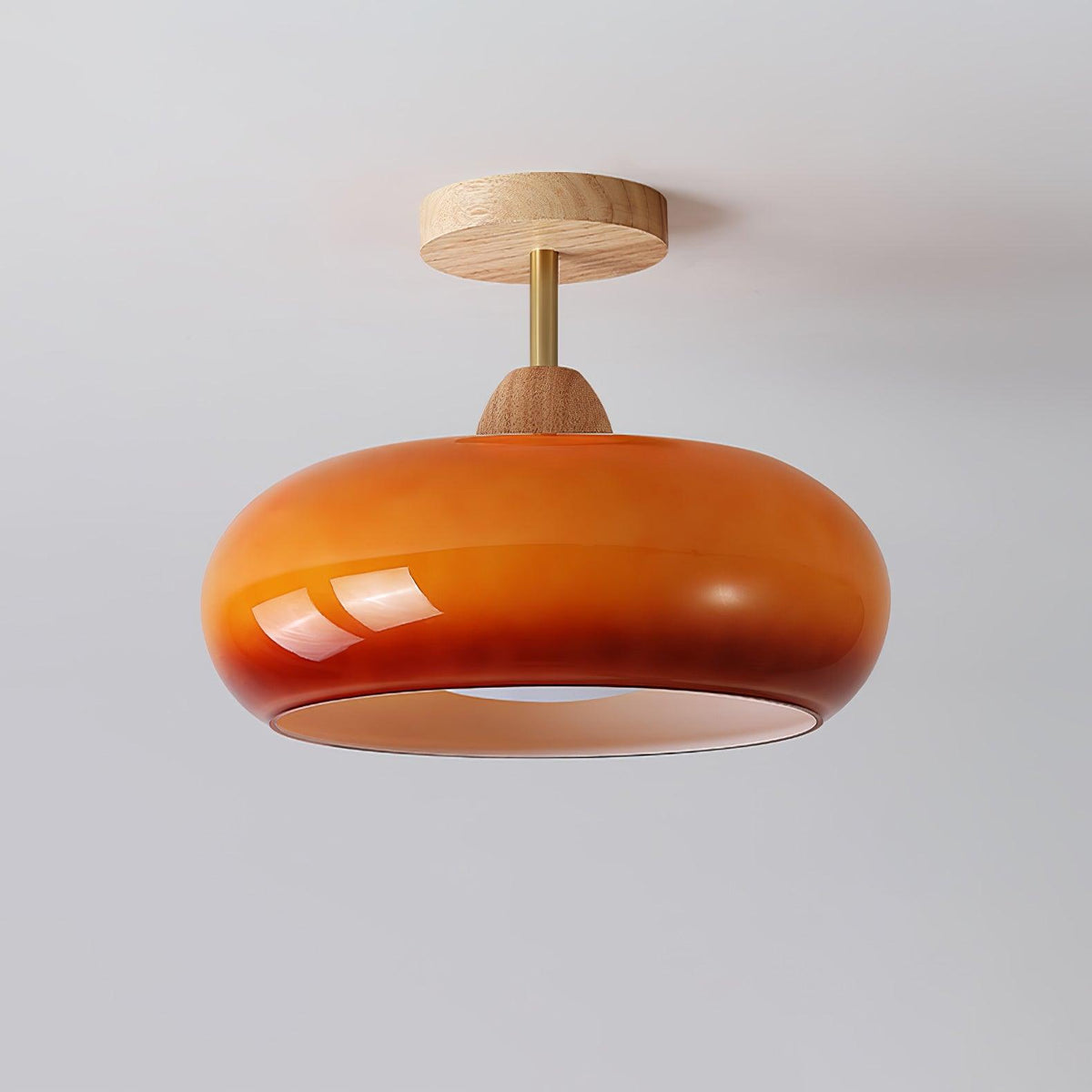 Urenena Glass Ceiling Light-Moonnatur