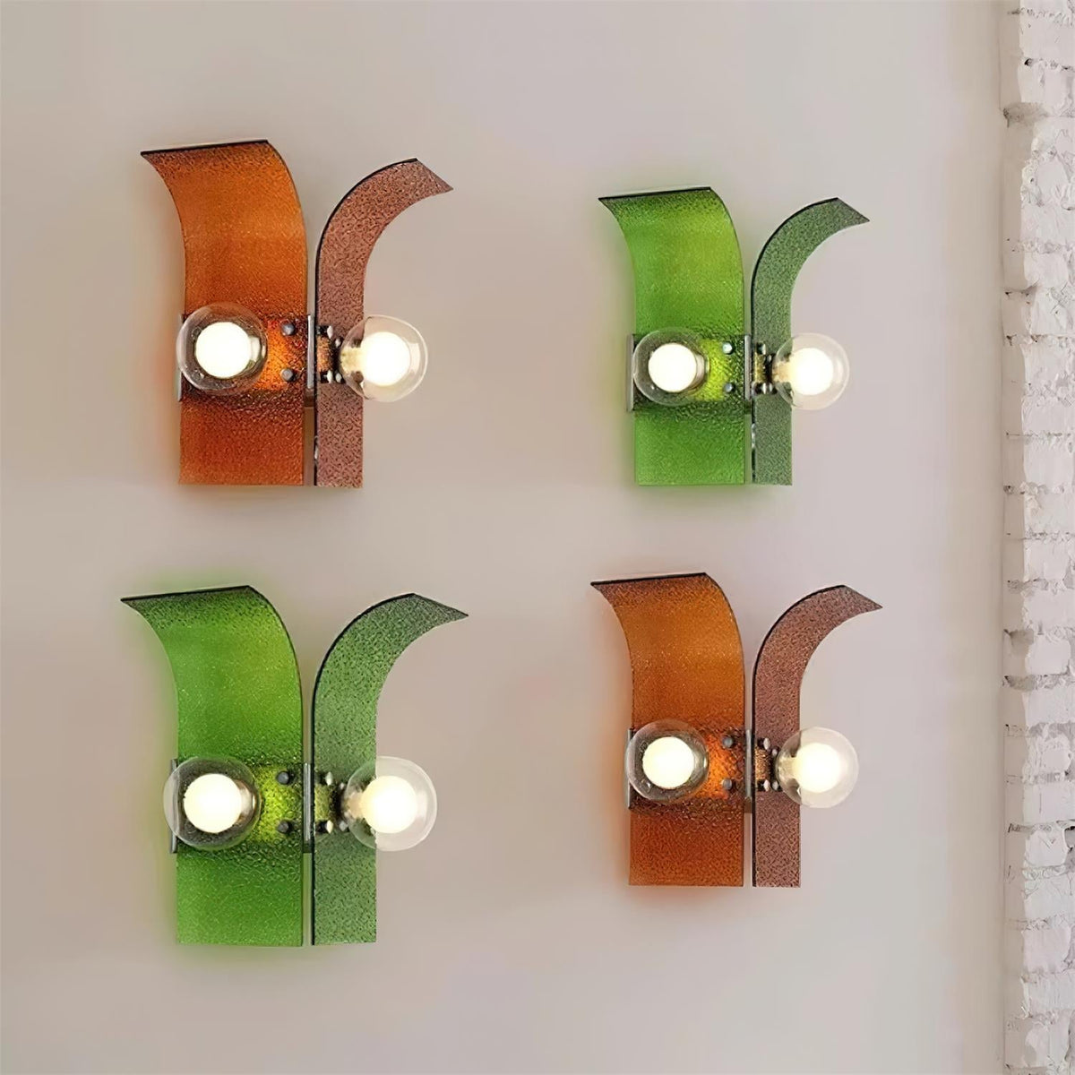 Tildenford Glass Wall Light-Moonnatur